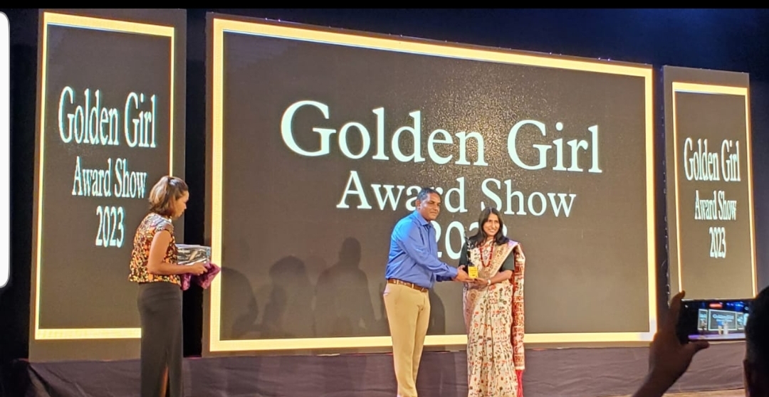 Golden Girl award by the esteemed NGO Mukkti Foundation
